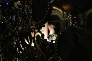 В канун Великой Среды Святейший Патриарх Кирилл принял участие в вечернем богослужении в Борисоглебском Аносине ставропигиальном монастыре