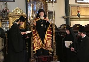 Поздравление Святейшего Патриарха Кирилла Предстоятелю Константинопольской Православной Церкви по случаю дня тезоименитства
