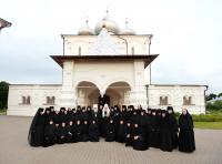 Святейший Патриарх Кирилл посетил Варлаамо-Хутынский женский монастырь