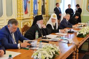 Под председательством Святейшего Патриарха Кирилла состоялось заседание Попечительского совета по восстановлению Валаамского монастыря