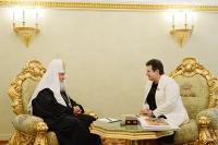 Состоялась встреча Святейшего Патриарха Кирилла с губернатором Владимирской области С.Ю. Орловой