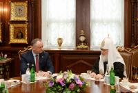 Святейший Патриарх Кирилл поздравил Президента Республики Молдова И.Н. Додона с Днем независимости