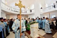 Святейший Патриарх Кирилл освятил Георгиевский храм в г. Ярцеве Смоленской области