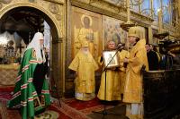 Патриаршее слово в день памяти святителя Петра Московского в Успенском соборе Московского Кремля