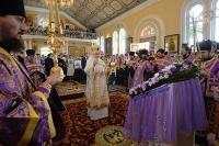 Святейший Патриарх Кирилл совершил вечернее богослужение в соборе святителя Алексия Московского в Самарканде