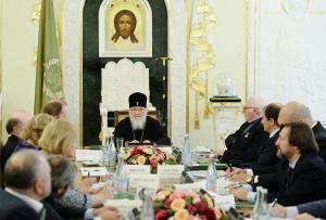 Предстоятель Русской Церкви провел заседание Бюро президиума Всемирного русского народного собора