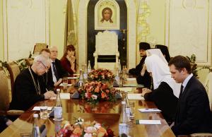Предстоятель Русской Православной Церкви встретился с Архиепископом Кентерберийским Джастином Уэлби