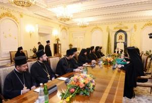 Святейший Патриарх Кирилл встретился с делегацией Болгарской Православной Церкви