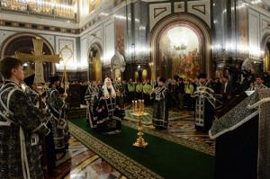 Святейший Патриарх Кирилл совершил литию по погибшим прихожанам храма в Кизляре