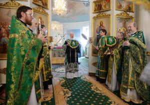 В день памяти св. блгв. кн. Даниила Московского Святейший Патриарх Кирилл совершил Литургию в Даниловом ставропигиальном монастыре