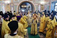 В день памяти святителя Варлаама Махрищского Святейший Патриарх Кирилл совершил Литургию в Стефано-Махрищском ставропигиальном монастыре