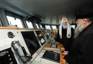 Святейший Патриарх Кирилл посетил Балтийскую базу ВМФ России