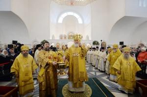 Предстоятель Русской Церкви освятил храм святой мученицы Лидии в Калининграде
