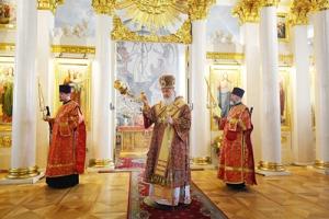 В день памяти мученицы Татианы Святейший Патриарх Кирилл совершил Литургию в домовом храме Московского государственного университета
