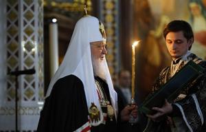 Святейший Патриарх Кирилл совершил вечерню с чином прощения в Храме Христа Спасителя в Москве