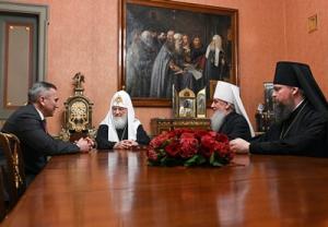 Состоялась встреча Святейшего Патриарха Кирилла с губернатором Тюменской области и главой Тобольской митрополии