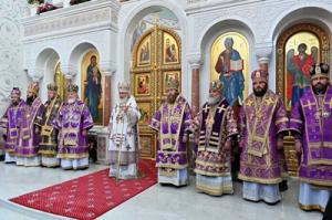 Проповедь Святейшего Патриарха Кирилла после Литургии в соборе Софии Премудрости Божией г. Самары