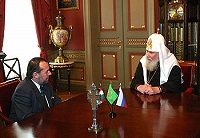 Святейший Патриарх Алексий встретился с послом Республики Венгрия Арпадом Секеем Святейший Патриарх Алексий встретился с послом Республики Венгрия Арпадом Секеем