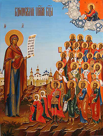 Боголюбская икона Божией Матери