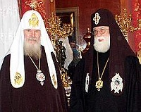 Его Святейшество встретился с Патриархом-Католикосом всея Грузии Илией II