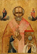 "Град Барский приемлет тобою благодать, святителю Николае!"