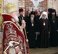 Слово Предстоятеля Русской Православной Церкви при освящении храма-памятника во имя Троицы Живоначальной, заложенного в честь 1000-летия Крещения Руси на Патриаршем подворье на Борисовских прудах
