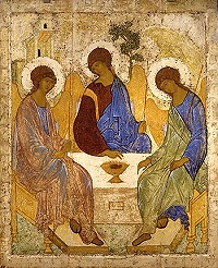 Самое известное и прославленное произведение Андрея Рублева &mdash; образ Святой Троицы