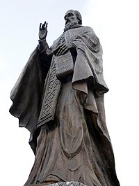 Предстоятель Русской Православной Церкви освятил памятник преподобному Иосифу Волоцкому