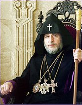 Патриаршее поздравление Католикосу всех армян Гарегину II по случаю десятилетия со дня интронизации Патриаршее поздравление Католикосу всех армян Гарегину II по случаю десятилетия со дня интронизации