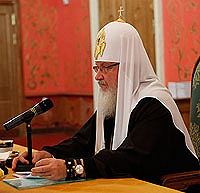 Выступление Святейшего Патриарха Кирилла на заседании Издательского Совета Русской Православной Церкви