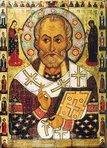 Свт. Никола. Мастер Алекса Петров, 1294 г. Из церкви Николы на Липне под Новгородом