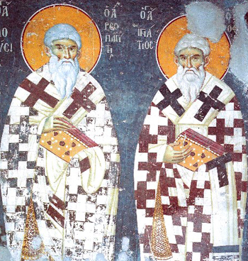 Святители Дионисий Ареопагит и Игнатий Богоносец