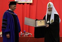 Предстоятелю Русской Православной Церкви вручили диплом почетного доктора Национального исследовательского ядерного университета «МИФИ»