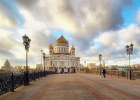 Святейший Патриарх Кирилл и мэр Москвы Ю.М. Лужков приняли участие в церемонии передачи книг детям с нарушениями зрения