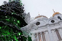 В Рождественский сочельник Предстоятель Русской Церкви совершил Литургию св. Василия Великого в Храме Христа Спасителя В Рождественский сочельник Предстоятель Русской Церкви совершил Литургию св. Василия Великого в Храме Христа Спасителя