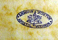 Ватиканские секретные архивы отмечают 400-ю годовщину основания Ватиканские секретные архивы отмечают 400-ю годовщину основания