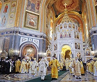 В праздник Торжества Православия Предстоятель Русской Церкви совершил Литургию в Храме Христа Спасителя В праздник Торжества Православия Предстоятель Русской Церкви совершил Литургию в Храме Христа Спасителя