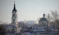 В неделю мясопустную, о Страшном Суде, Предстоятель Русской Церкви совершил Литургию в храме Успения Пресвятой Богородицы в Косино