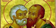 Слово Святейшего Патриарха Кирилла в день памяти святых апостолов Петра и Павла в Петропавловском соборе Санкт-Петербурга