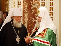 В пятую годовщину со дня кончины приснопамятного Патриарха Алексия II Предстоятель Русской Церкви совершил панихиду в Богоявленском соборе в Елохове