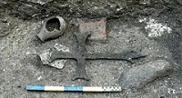 Болгарские археологи обнаружили уникальный крест Болгарские археологи обнаружили уникальный крест