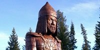 Уральские мастера вырезали скульптуру Александра Невского из липы - ровесницы князя