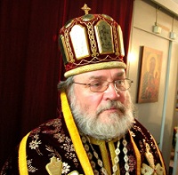Патриаршее поздравление архиепископу Клинскому Лонгину с 45-летием служения в священном сане