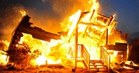 Пожар уничтожил под Калининградом часовню
