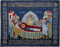 Святейший Патриарх Кирилл совершил утреню с чином Погребения Пресвятой Богородицы в Храме Христа Спасителя