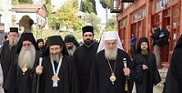 Сербский Патриарх Ириней посетил Святую Гору Афон