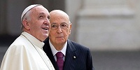 Папа Римский встретился с президентом Италии
