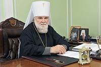 Патриаршее поздравление митрополиту Иркутскому Вадиму с 25-летием архиерейской хиротонии
