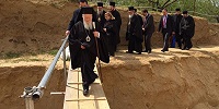 Патриарх Варфоломей посетил археологические раскопки, проводимые на месте древнегреческого Амфиполиса