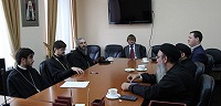 В Общецерковной аспирантуре состоялось заседание по сотрудничеству между Русской Православной Церковью и Коптской Церковью